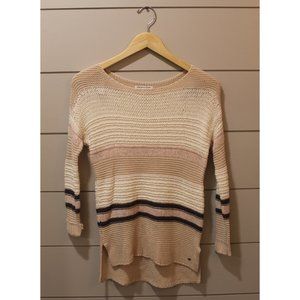 Knit Striped Light Weight Sweater